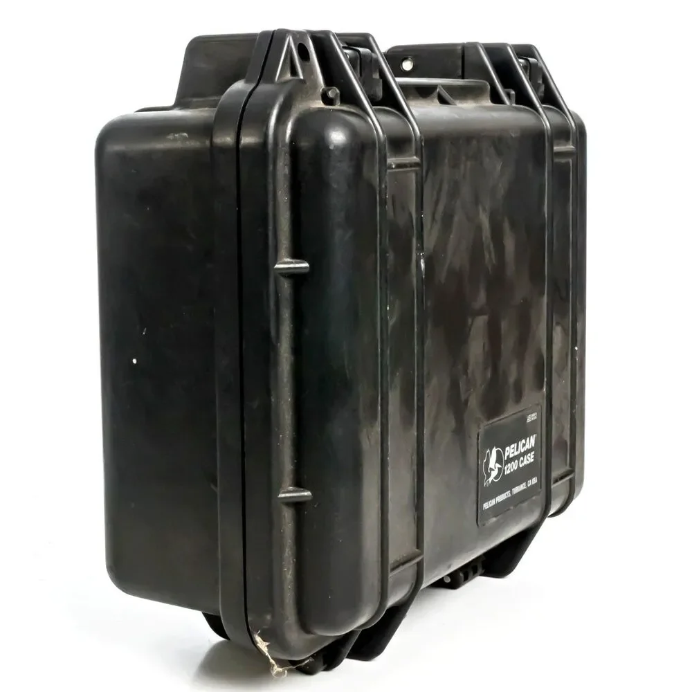 Pelican 1200 Hard Waterproof Case (Black) Partial Foam Insert